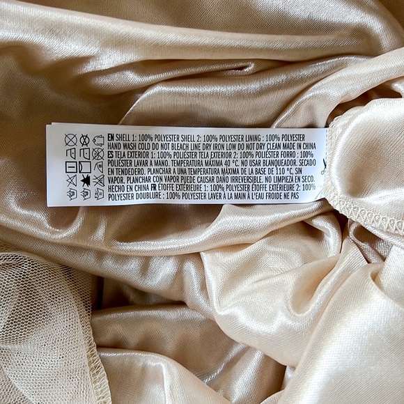 Forever 21 Plus Blush Lace and Tulle Sleeveless Party Dress Juniors Plus Sz 1X - Picture 16 of 16